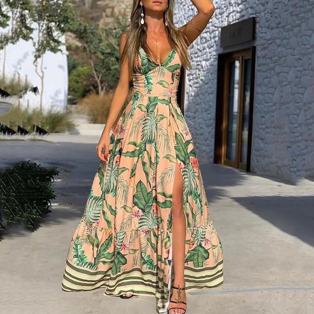 Vestido de Primavera e Verão Feminino Sara